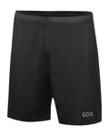 GORE Cycling shorts without bib - R5 2IN1 - black