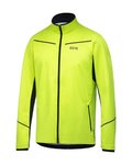 GORE Cycling windproof jacket - R3 PARTIAL GTX I - yellow/black
