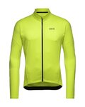 GORE Cycling winter long sleeve jersey - C3 THERMO - yellow