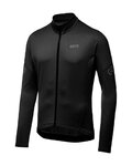 GORE Cycling winter long sleeve jersey - C3 THERMO - black