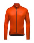 GORE Cycling winter long sleeve jersey - C3 THERMO - orange