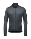 GORE Cycling winter long sleeve jersey - C3 THERMO - anthracite