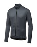 GORE Cycling winter long sleeve jersey - C3 THERMO - anthracite