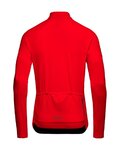 GORE Cycling winter long sleeve jersey - C3 THERMO - red