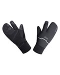 GORE Cycling long-finger gloves - GTX I THERMO SPLIT - black