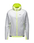GORE Cycling windproof jacket - R5 GTX INFINIUM™ - white/yellow