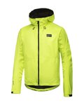 GORE Cycling rain jacket - ENDURE - yellow