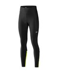 GORE Cycling long trousers withot bib - PROGRESS THERMO - black/yellow