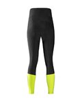 GORE Cycling long trousers withot bib - PROGRESS THERMO - black/yellow