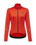 GORE Cycling winter long sleeve jersey - PROGRESS THERMO WMN - orange