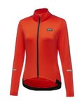 GORE Cycling winter long sleeve jersey - PROGRESS THERMO WMN - orange