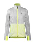 GORE Cycling rain jacket - DRIVE WMN - white/yellow
