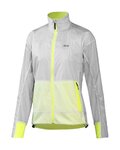 GORE Cycling rain jacket - DRIVE WMN - white/yellow
