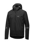 GORE Cycling rain jacket - LUPRA - black