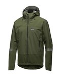 GORE Cycling rain jacket - LUPRA - green