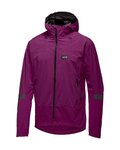 GORE Cycling rain jacket - LUPRA - purple