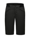 GORE Cycling shorts without bib - FERNFLOW - black