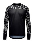 GORE Cycling long sleeve t-shirt - TRAILKPR - black/grey