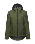 GORE Cycling rain jacket - ENDURE WMN - green
