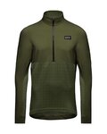 GORE Cycling windproof jacket - TRAILPR HYBRID - green