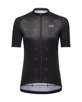 GORE Cycling short sleeve jersey - DAILY WMN - black/white