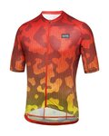 GORE Cycling short sleeve jersey - RAIN CAMO - orange/yellow