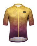 GORE Cycling short sleeve jersey - RAIN CAMO - yellow/purple