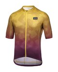GORE Cycling short sleeve jersey - RAIN CAMO - yellow/purple