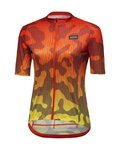 GORE Cycling short sleeve jersey - RAIN CAMO WMN - orange/yellow
