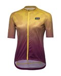 GORE Cycling short sleeve jersey - RAIN CAMO WMN - yellow/purple