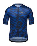 GORE Cycling short sleeve jersey - SPIRIT ORGANIC - blue/black
