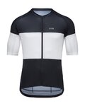 GORE Cycling short sleeve jersey - SPIRIT STRIPES - black/white