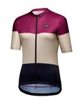 GORE Cycling short sleeve jersey - SPIRIT STRIPES - purple/black/beige