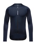 GORE Cycling winter long sleeve jersey - SPINSHIFT - blue