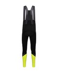 GORE Cycling long bib trousers - SPINSHIFT THERMO - black/yellow