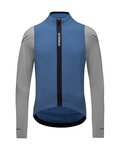 GORE Cycling winter long sleeve jersey - SPINSHIFT THERMO - blue/grey