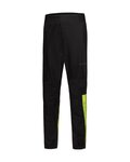 GORE Cycling long trousers withot bib - LUPRA GORE-TEX - black/yellow