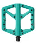CRANKBROTHERS pedals - STAMP 1 LARGE - turquoise