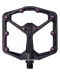 CRANKBROTHERS pedals - STAMP 7 Large - black/pink