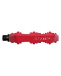 CRANKBROTHERS pedals - STAMP 0 LARGE - red