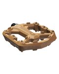 CRANKBROTHERS pedals - STAMP 0 SMALL - brown