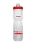 CAMELBAK Cycling water bottle - PODIUM CHILL 0,71L - red/white