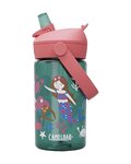CAMELBAK Cycling water bottle - THRIVE FLIP STRAW KIDS 0,4l - green/pink