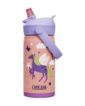 CAMELBAK Cycling water bottle - THRIVE FLIP STRAW KIDS VSS 0,35 L - orange/multicolour