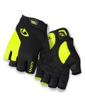 GIRO Cycling fingerless gloves - STRADE - yellow/black