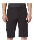 GIRO Cycling shorts without bib - ARC SHORT - black
