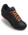 GIRO Cycling shoes - RUMBLE VR - black/orange