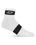 GIRO Cyclingclassic socks - COMP RACER - white/black