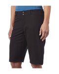 GIRO Cycling shorts without bib - ARC SHORT W PLUS LINER - black