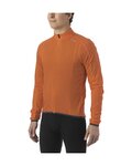 GIRO Cycling windproof jacket - CHRONO EXPERT - orange